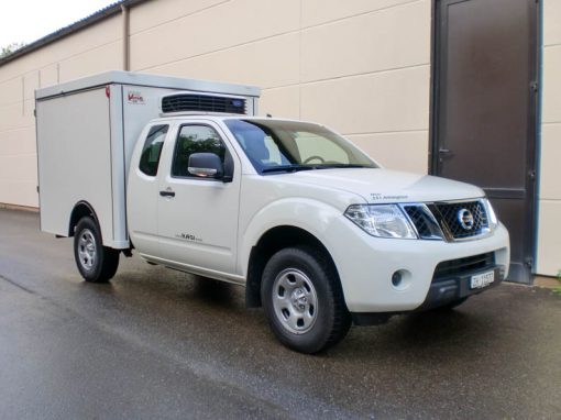 Kühlkofferaufbau auf Nissan Navara