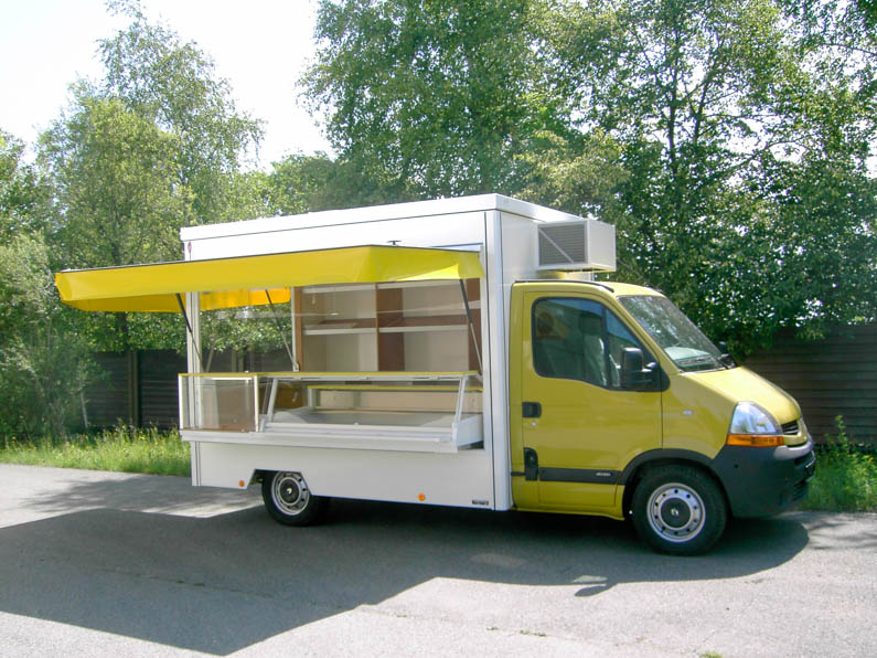 Touren-Verkaufsmobil mit Kühltheke